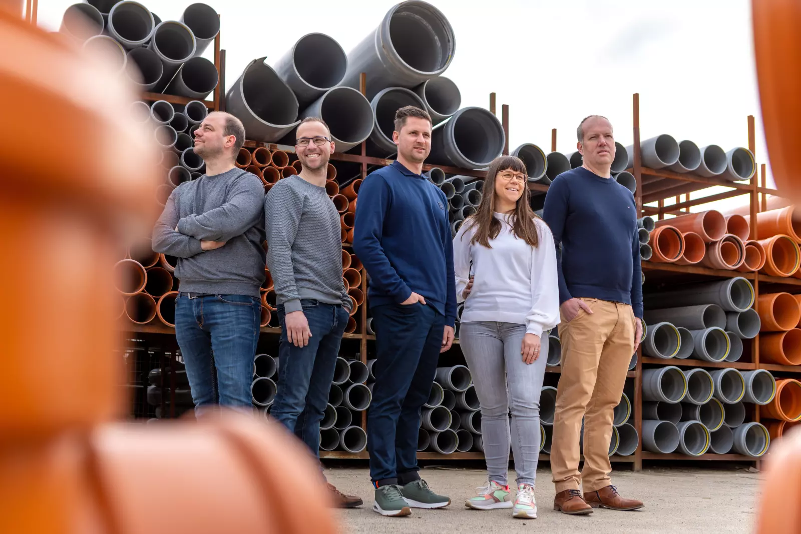 Nelis familiebedrijf teamfoto